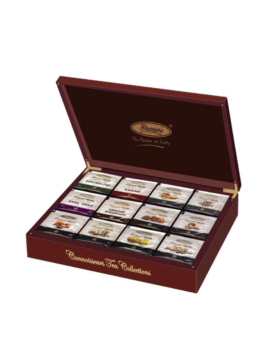 CONTINENTAL TEA IN A WOODEN BOX