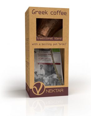 GREEK ORGANIC COFFEE & ‘BRIKI’ BOILING POT